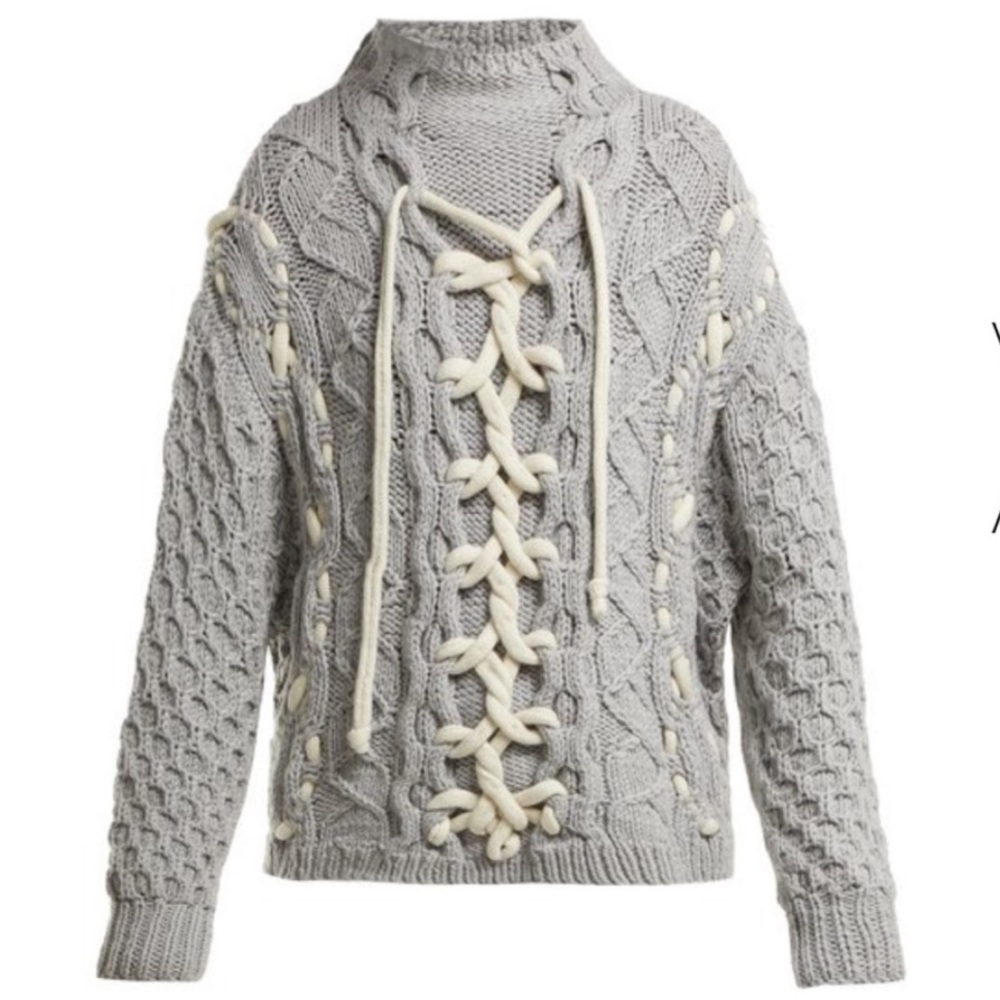 Spencer Vladimir | On Deck Cashmere Merino Handknit Sweater, Sz S-M ♥ Like new!